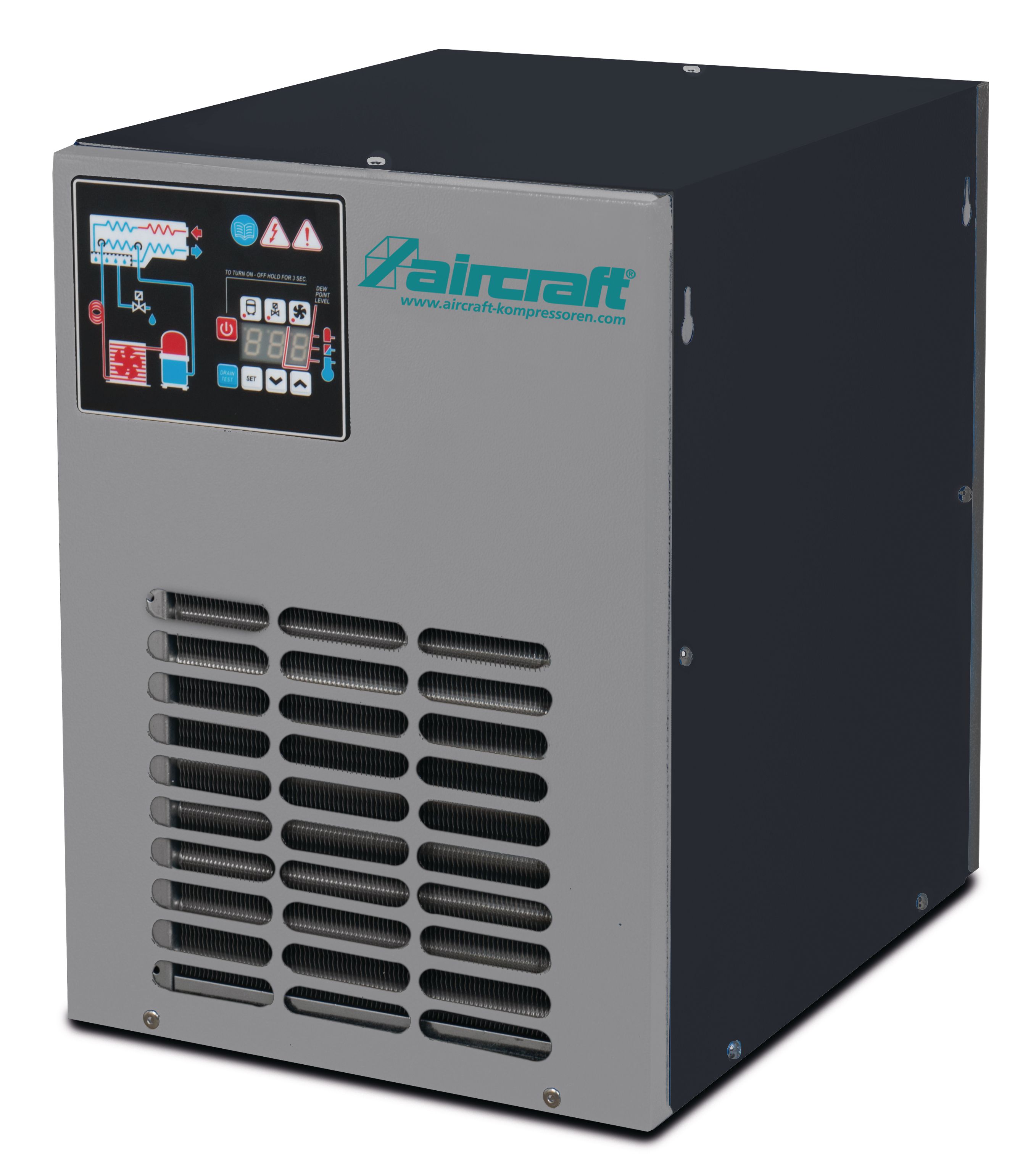 AIRCRAFT Kompressor AIRPROFI 703/270/15 VKK AD 2000 mit Kältetrockner u. Kondensataufbereiter