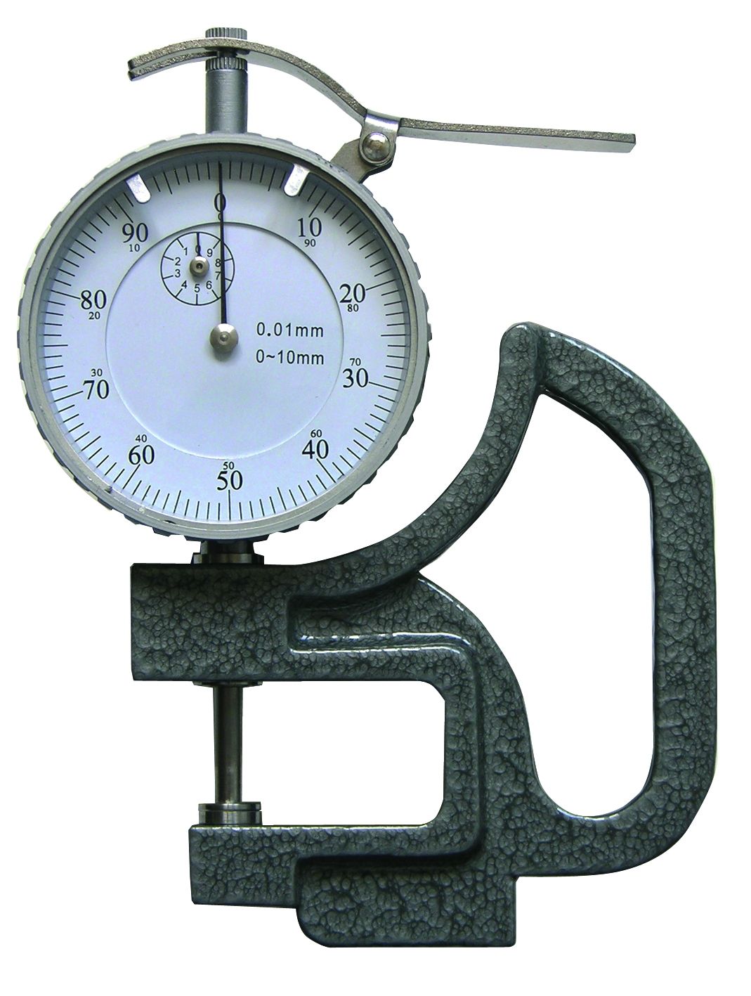 Analoges Dicken-Messgerät 0-10 x 30 mm | 0,01 mm mit Messuhr und Anlifthebel
