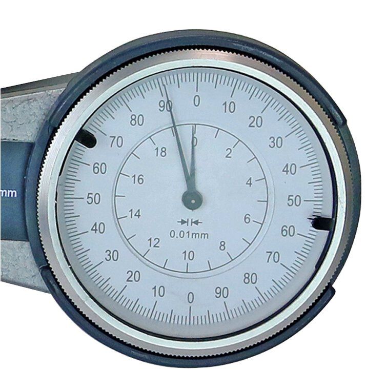 Außen-Schnellmesstaster 0-10 mm | 0,01 mm mit Messuhr