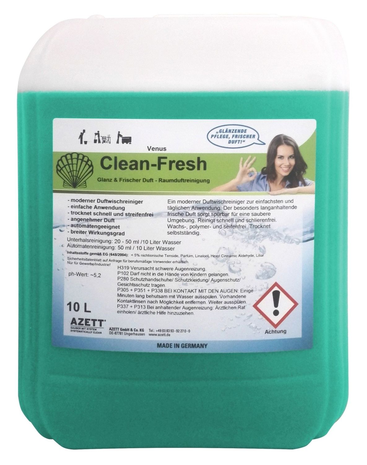Cleancraft Universal-Reinigungsmittel BR-N | Neutral - 10 l