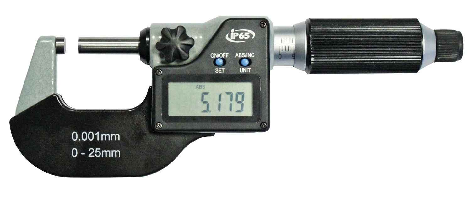 Digitale Bügelmessschraube 25-50 mm Steigung 2 mm