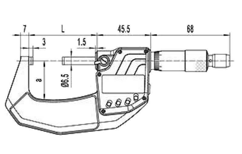 Digitale Bügelmessschraube 75-100 mm RB4 IP65