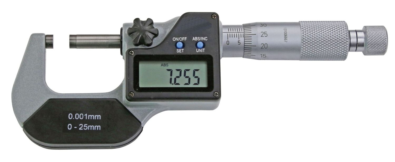 Digitale Bügelmessschraube DIN 863 | 0-25 mm
