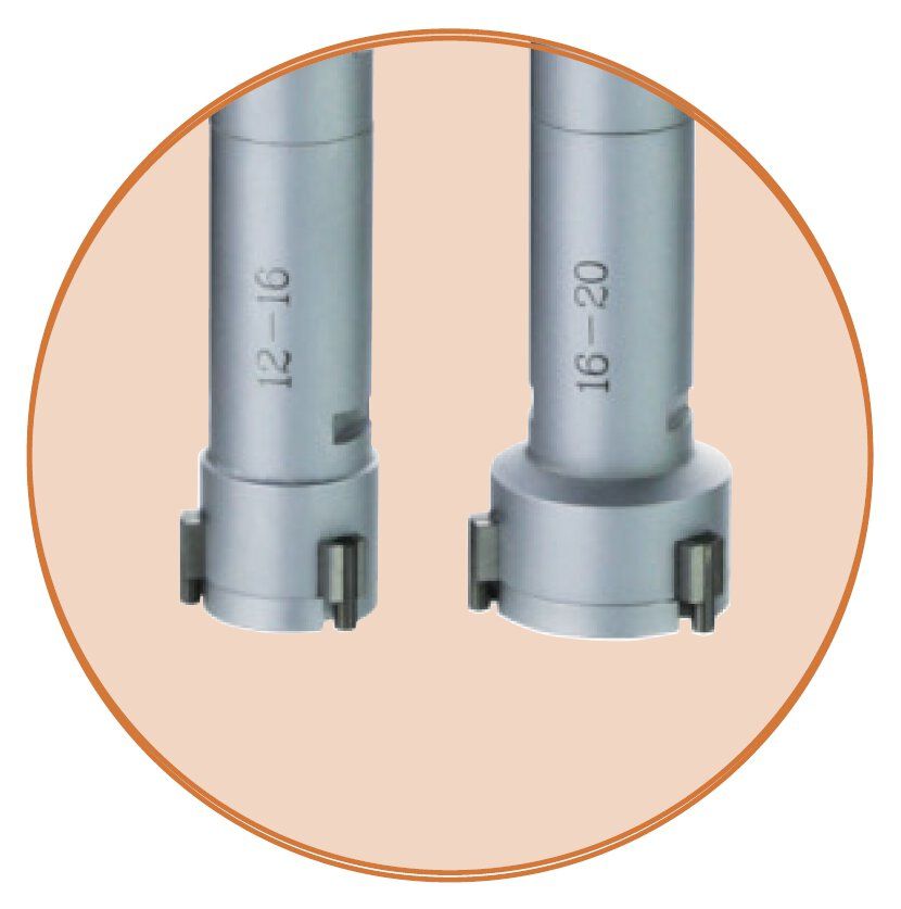 Digitaler Dreipunkt-Innenmessschrauben-Satz 12-20 mm DIN 863 | RB 6 | IP65 mit 2 Messköpfen