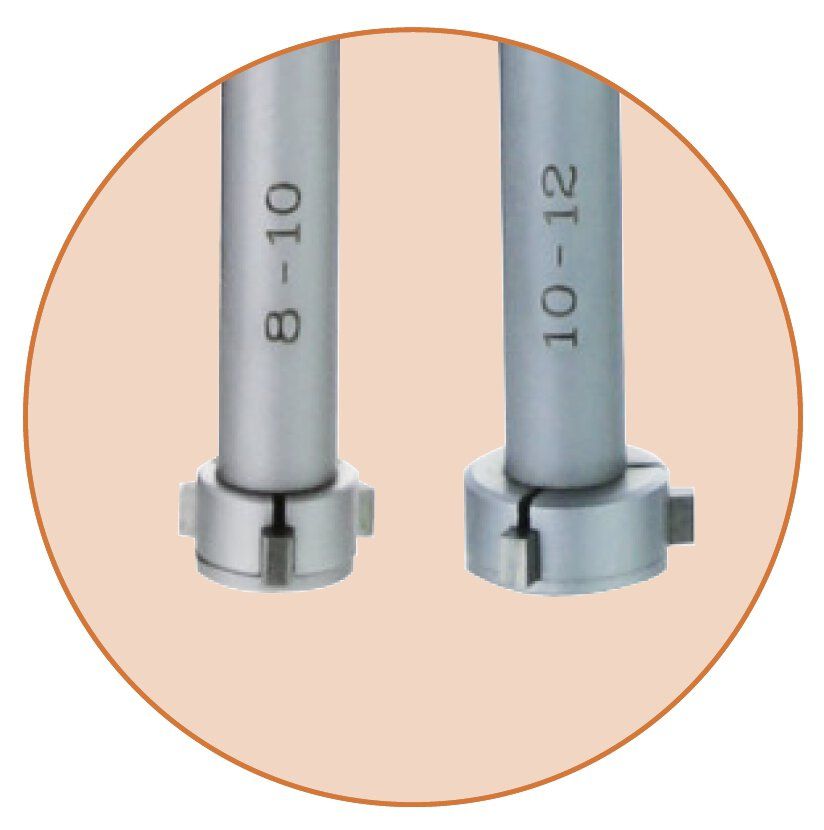Digitaler Dreipunkt-Innenmessschrauben-Satz 6-10 mm DIN 863 | RB 6 | IP65 mit 2 Messköpfen