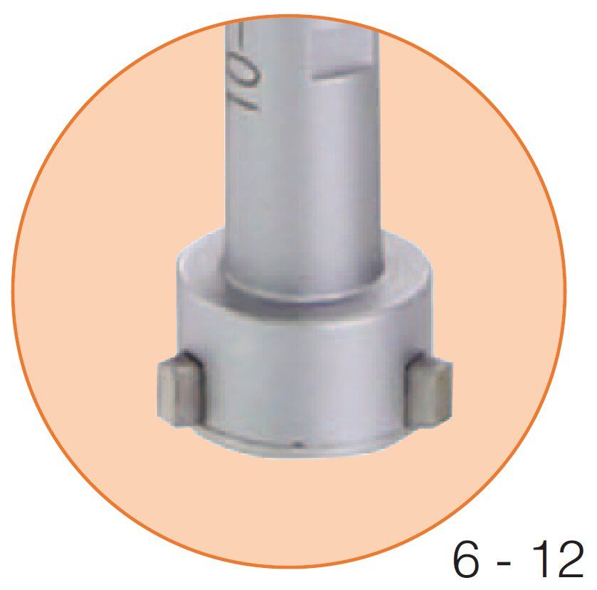 Digitaler Dreipunkt-Innenmessschrauben-Satz 6-12 mm mit Skala DIN 863 | RB 4 | IP65