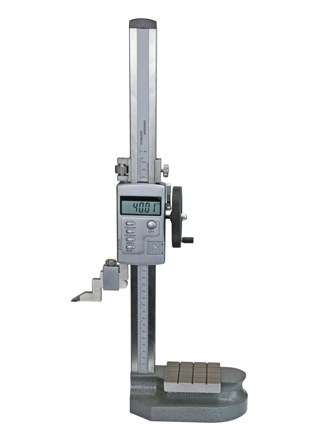Digitales Höhenmessgerät u. Anreissgerät 0-300 mm | 0,01 mm mit Messplatte