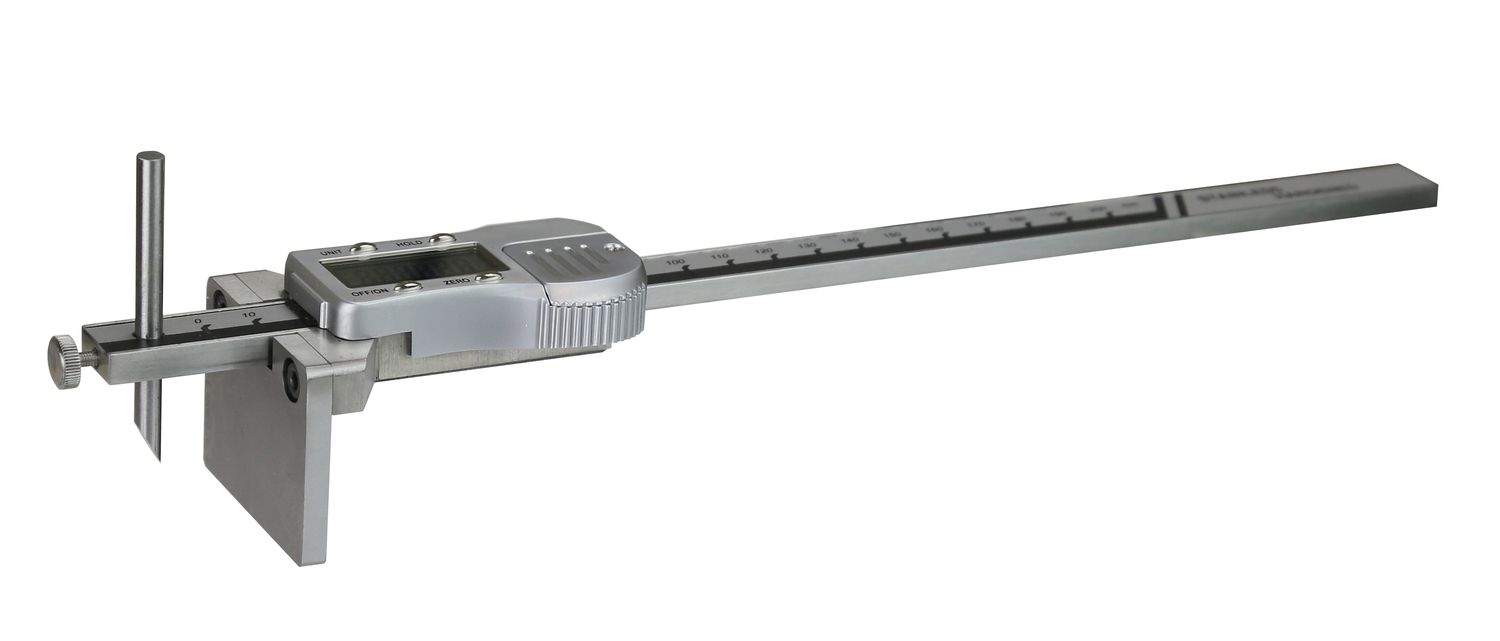 Digitales Streichmass 0-300 mm | 0,01 mm mit Anschlagplatte u. Anreißnadel