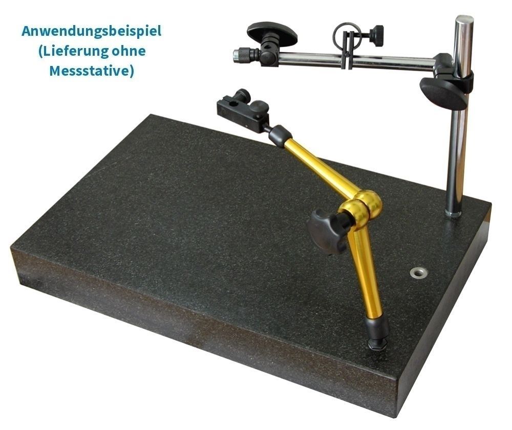 Granit Messplatte & Kontrollplatte 200 x 150 x 50 mm | DIN 876/0 mit Gewinde M8