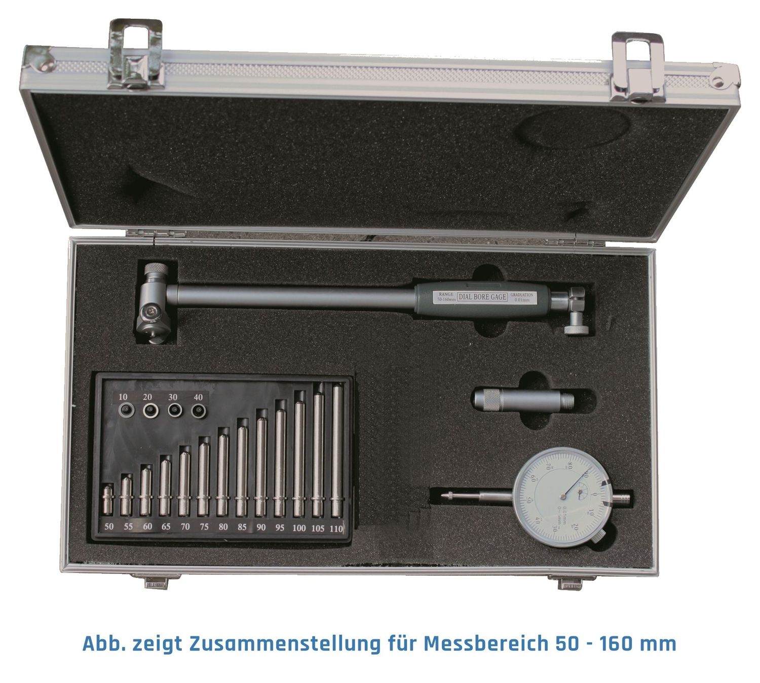Innen-Feinmessgerät Ø 10-18 x 100 mm mit Hartmetall-Messflächen