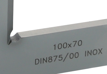 Präzisions-Haarwinkel 150 x 100 mm - DIN 875/00 | INOX