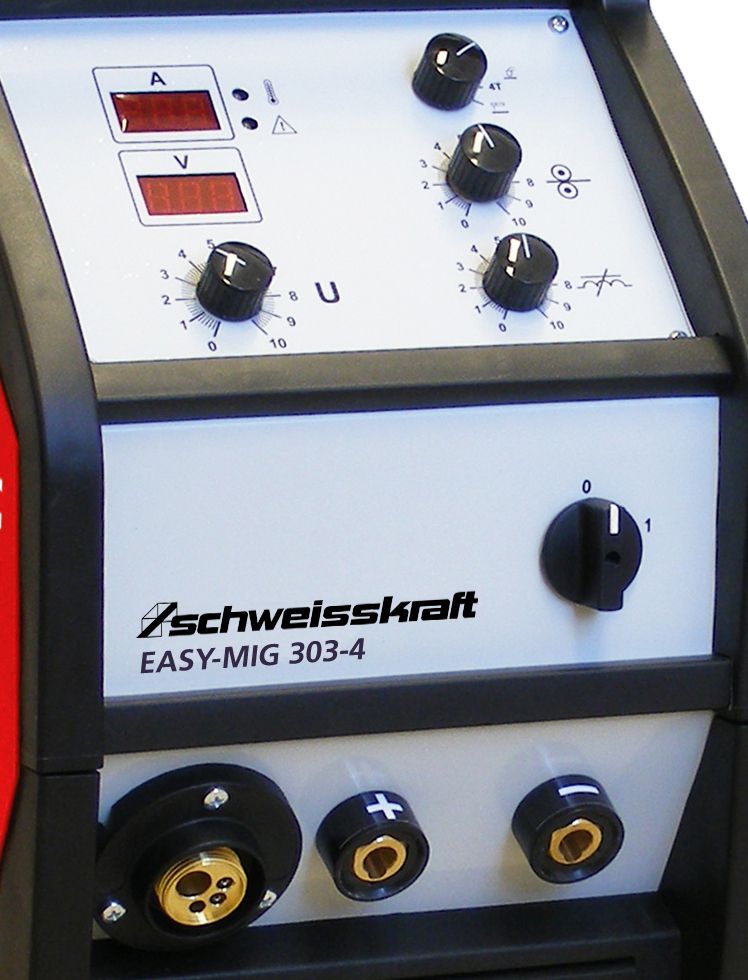 Schweisskraft MIG/MAG Inverter-Schutzgas-Schweißgerät EASY-MIG 303-4